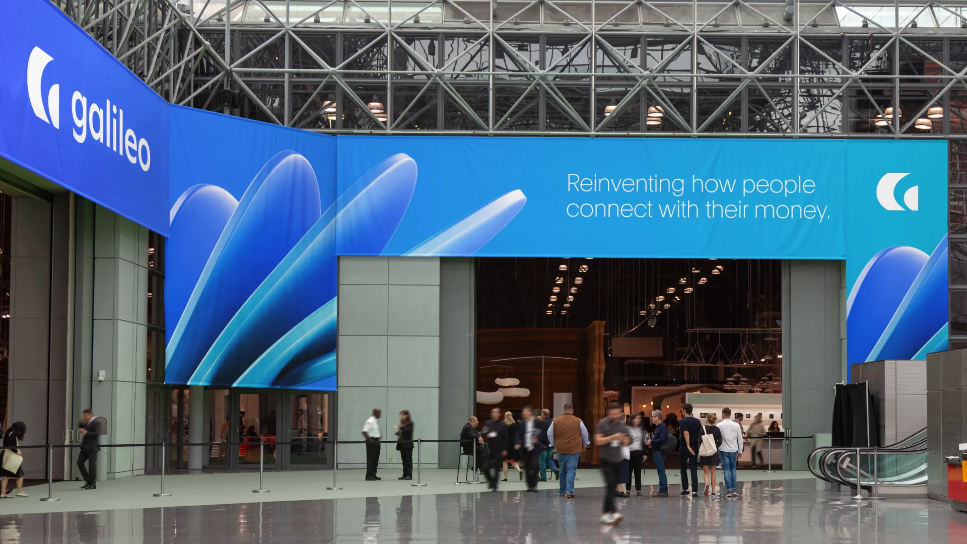 Trade show entrance banner