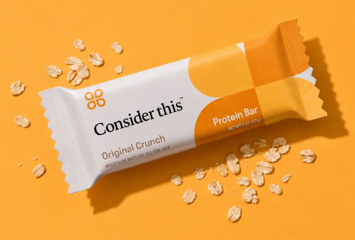 Original Crunch packaging with oats