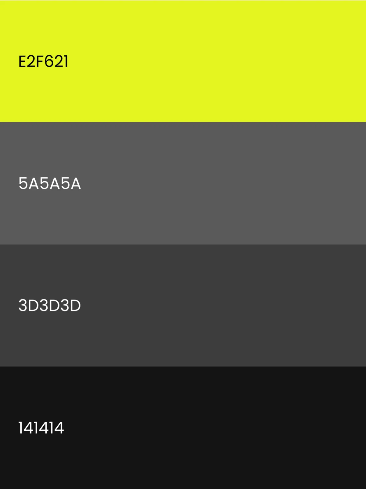 Brand color palette