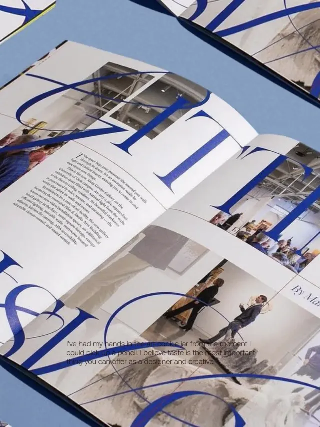 Magazine layout